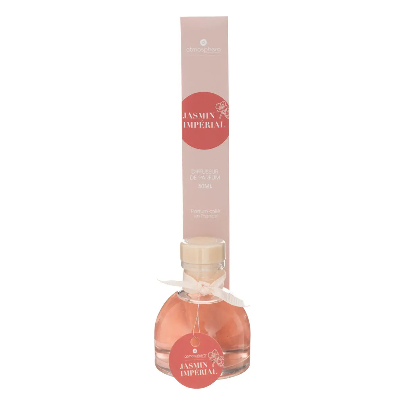 Diffuseur de parfum "Izor" en verre D5,5cm rose