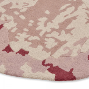 Tapis salon et chambre fait à la main en laine motif floral CHICDOUV