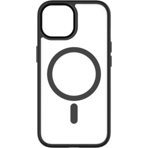 Coque QDOS iPhone 15 MagSafe Hybrid soft SNAP noir
