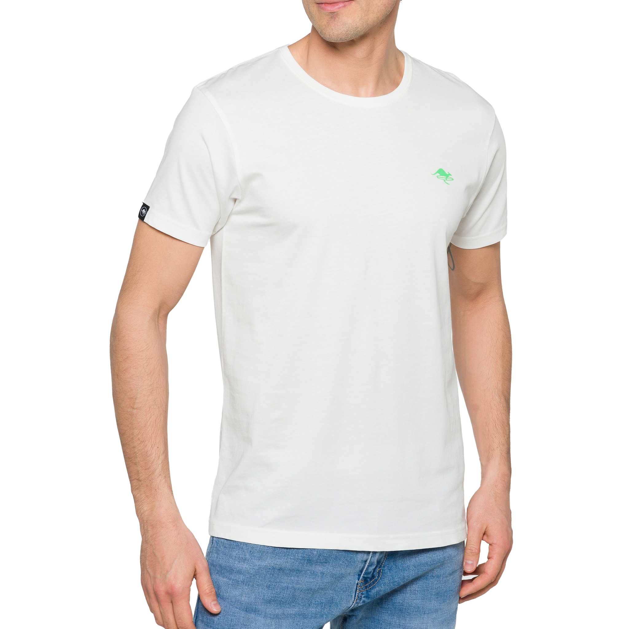 T-shirt in cotone 150 gr Hot Buttered Lizard Colore Bianco.