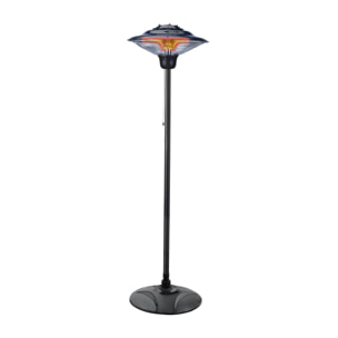 Estufa de exterior con pie tipo farola HEATY LAMPY PURLINE