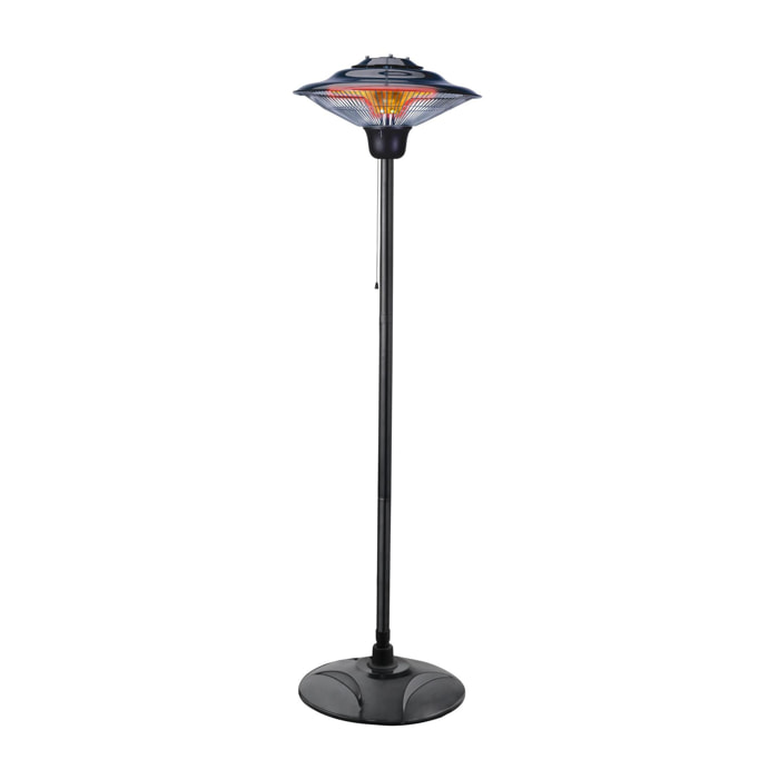 Estufa de exterior con pie tipo farola HEATY LAMPY PURLINE