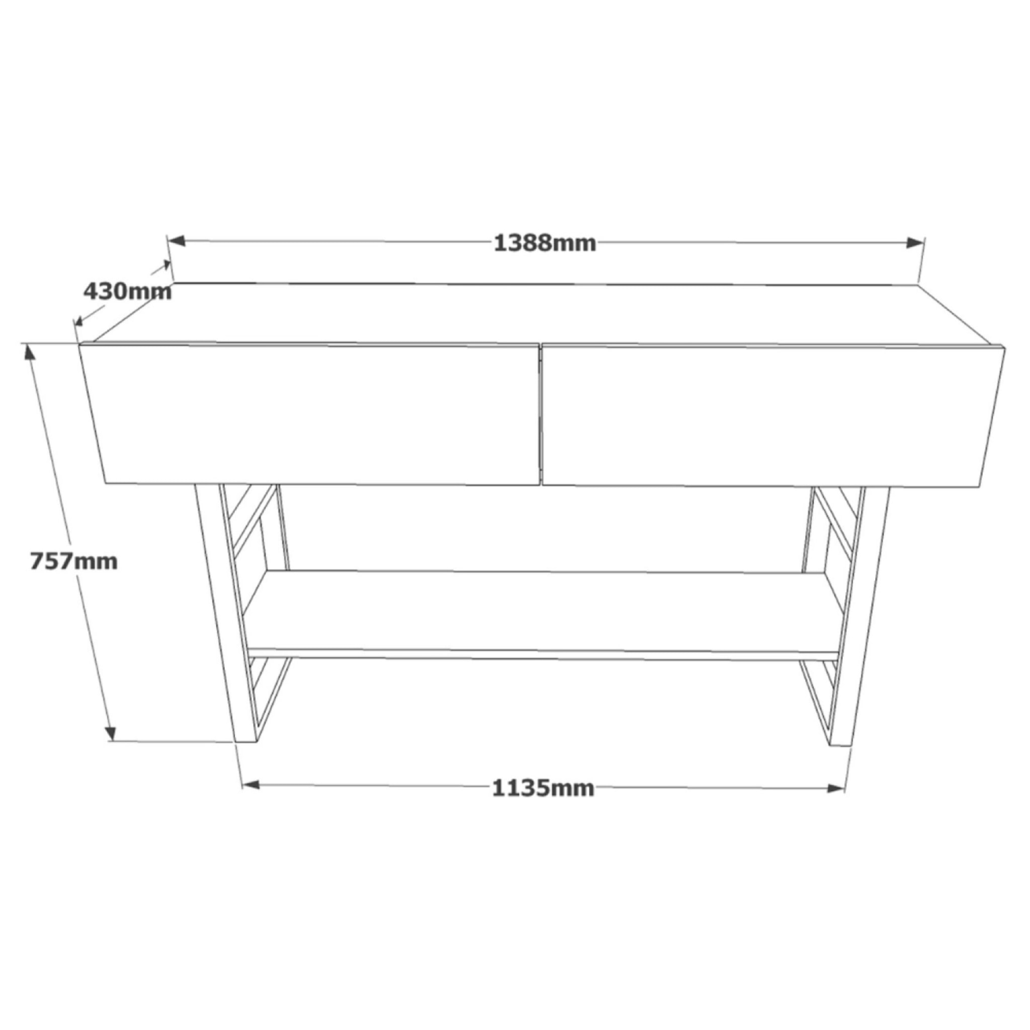 Console style industriel CARAT