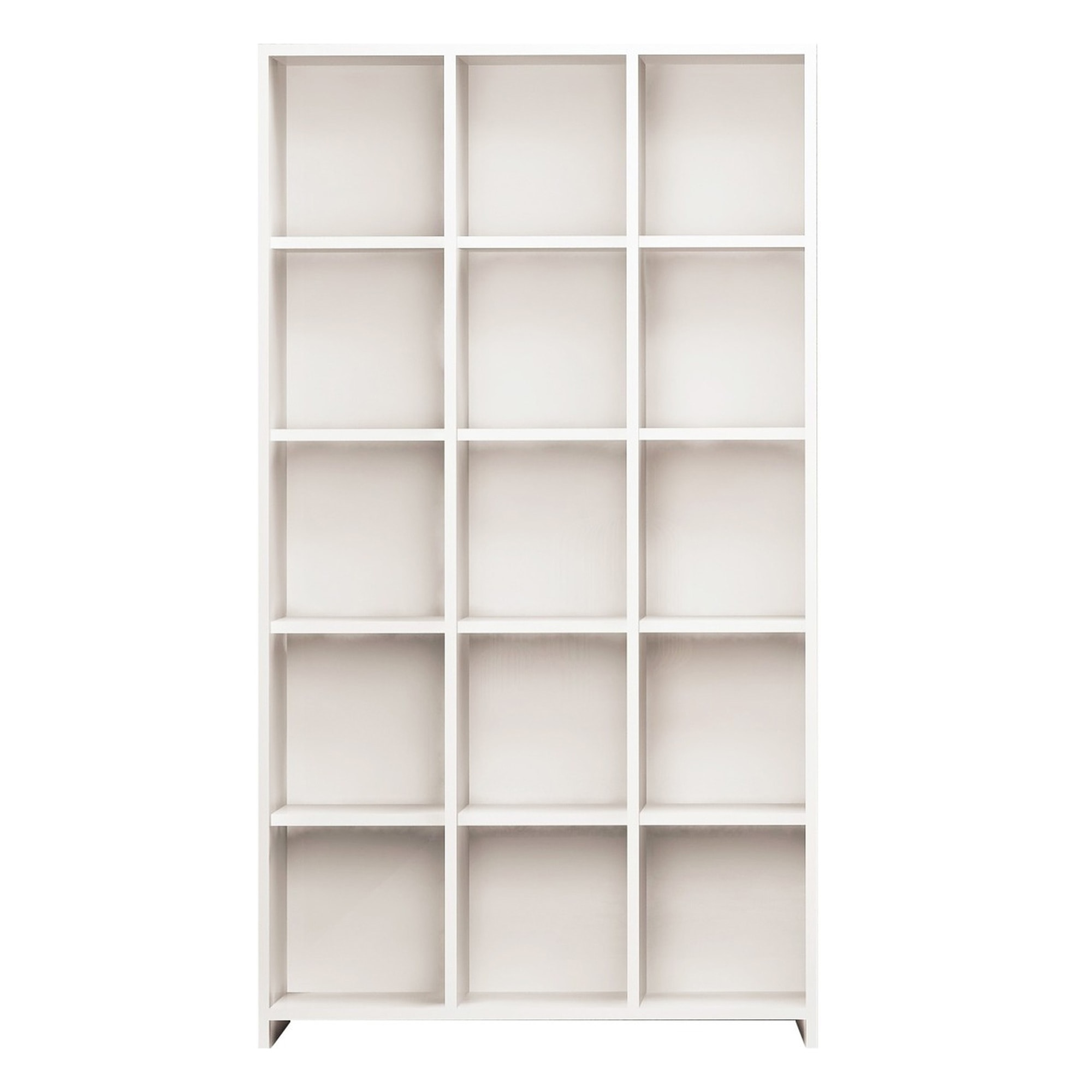 Librería,100% tablero de aglomerado rechapado en melamina, color blanco