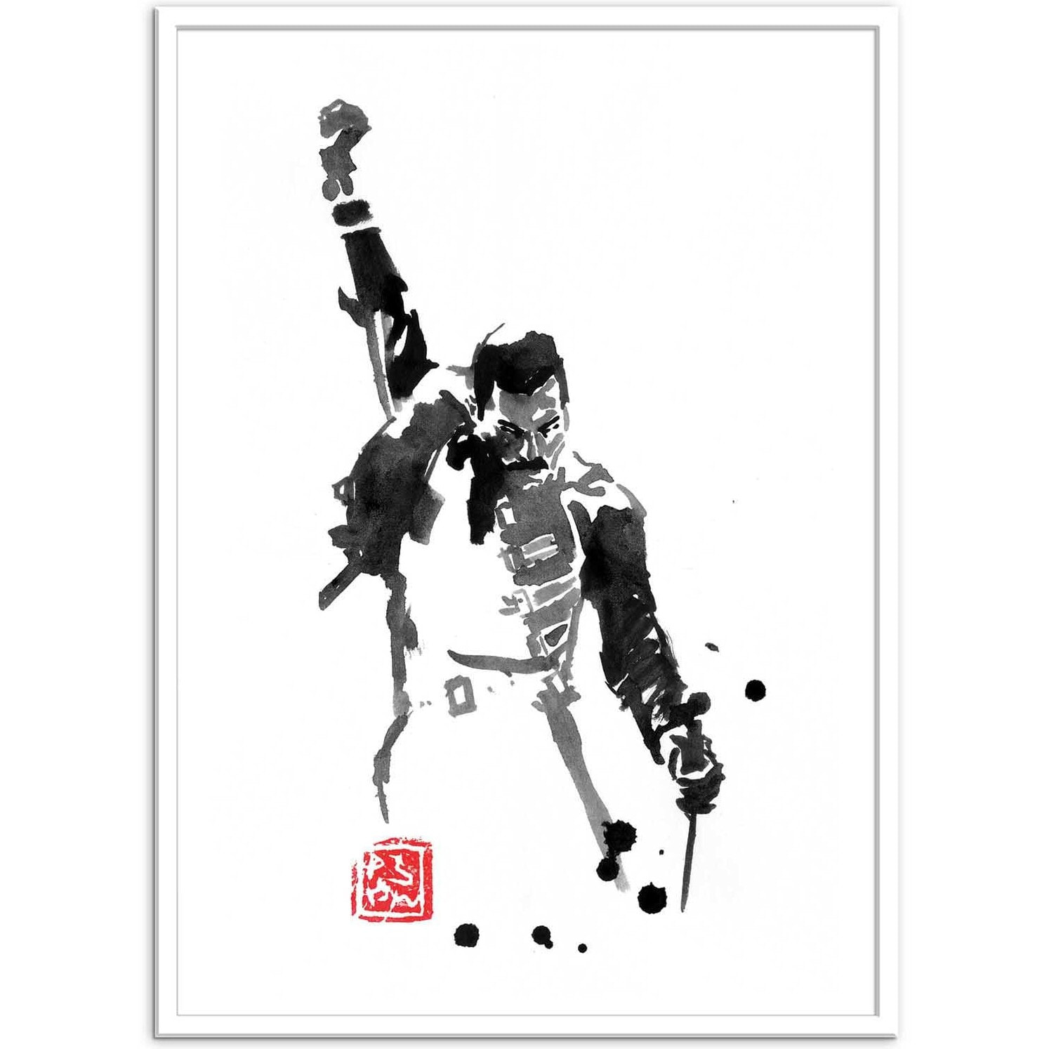 Affiche - Freddy Mercury - Pechane Sumie