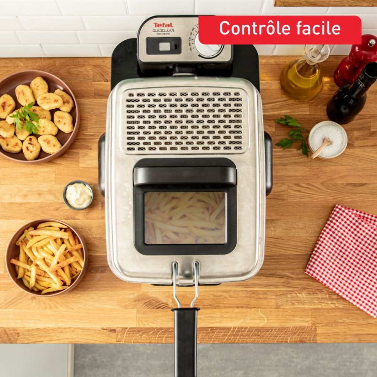Friteuse semi-professionnelle TEFAL FR804110 oleoclean pro