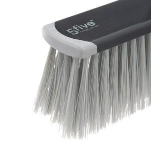 Tête de balai souple "Click & Clean" gris
