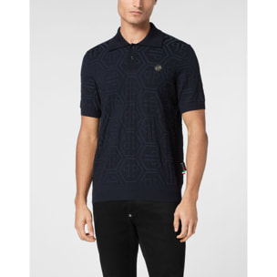 PHILIPP PLEIN Pullover Polo-Neck MONOGRAM