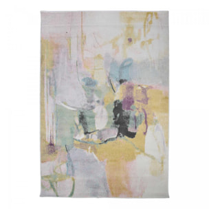 Tapis Ganu, motif abstrait déstructuré