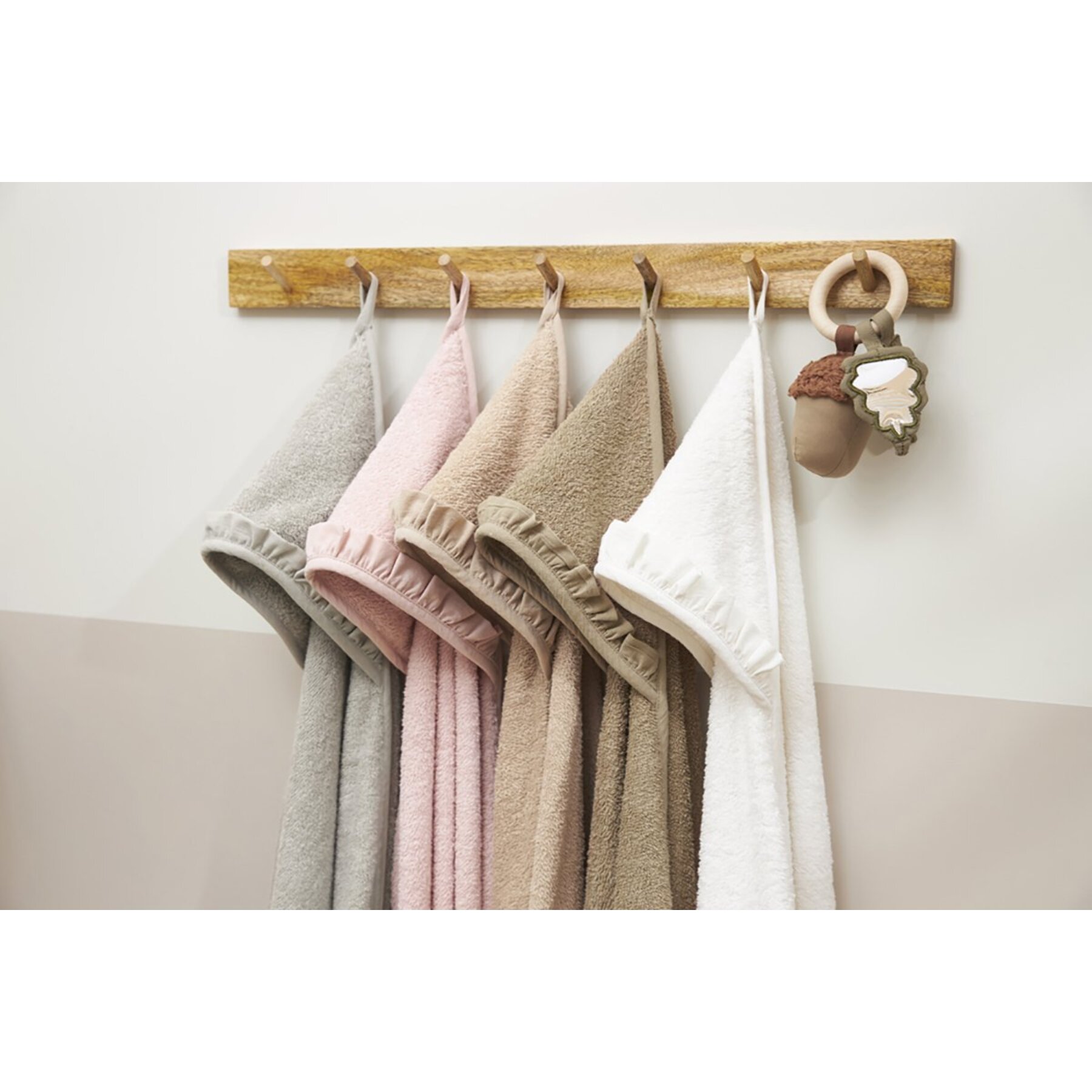 Capa Baño Con Volante Me-Terry