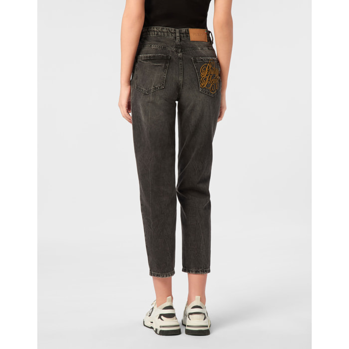 PHILIPP PLEIN Mom Fit LOGO