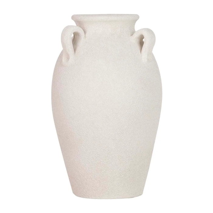 Florero Cerámica Blanca 22x22x30 Cm