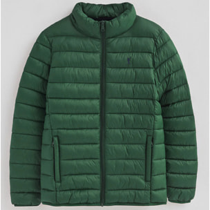 Chaqueta Chuck Embroidery verde botella con logo Rigby Go