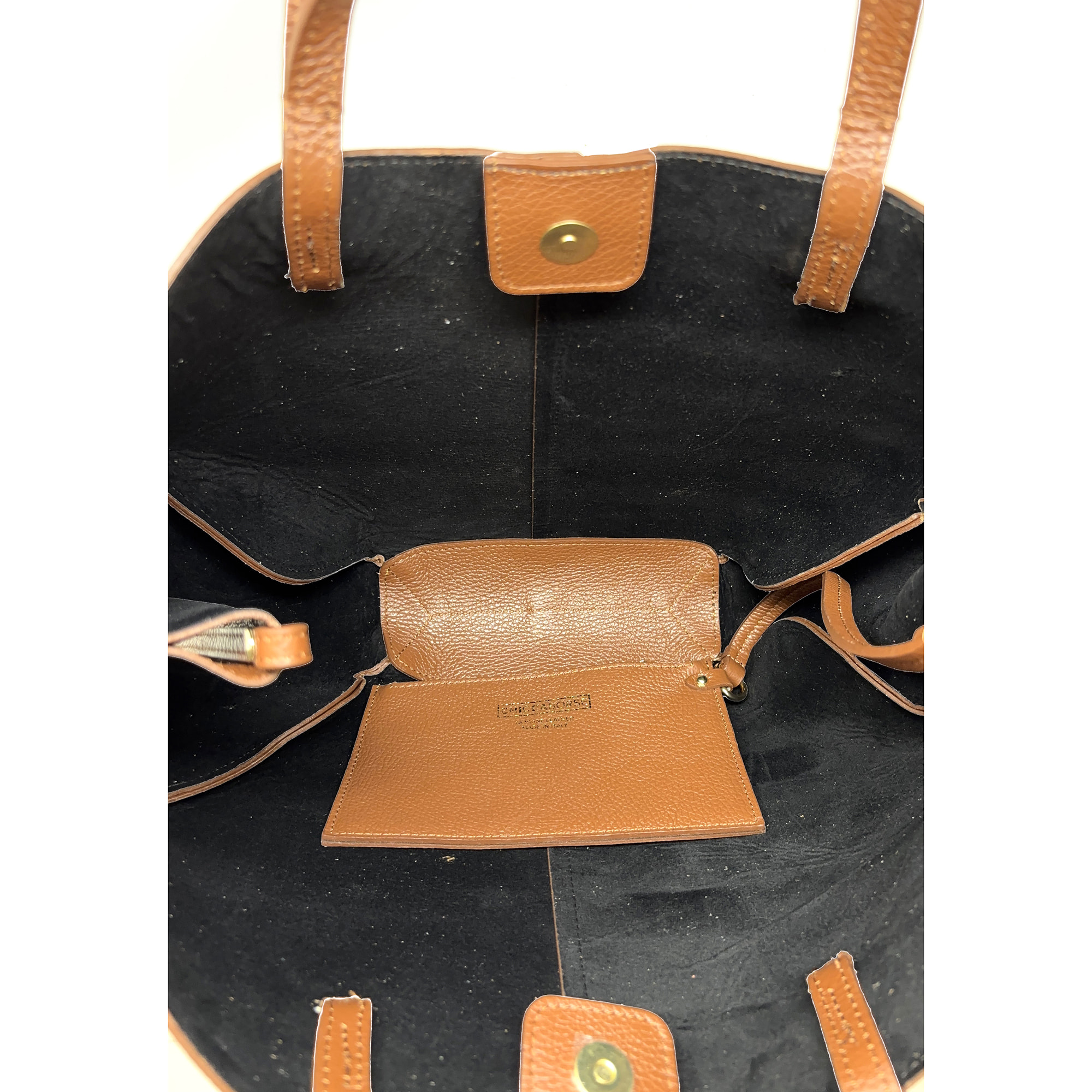 Borsa a Mano Shopper a Spalla da Donna in Pelle Dollaro