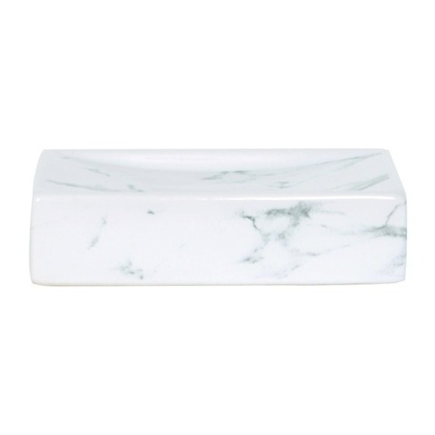 Porte Savon Céramique TOSCANA Blanc MSV