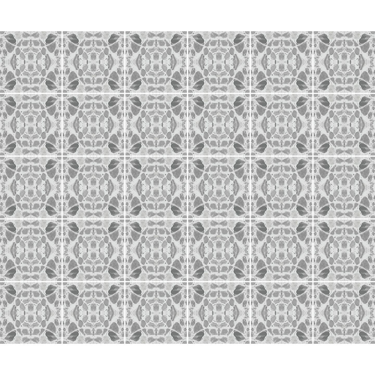 Stickers muraux - Sticker Mural Carrelage adhésif Cuisine Salle de Bain - 30 STICKERS CARRELAGES TERRAZZO MANDAS