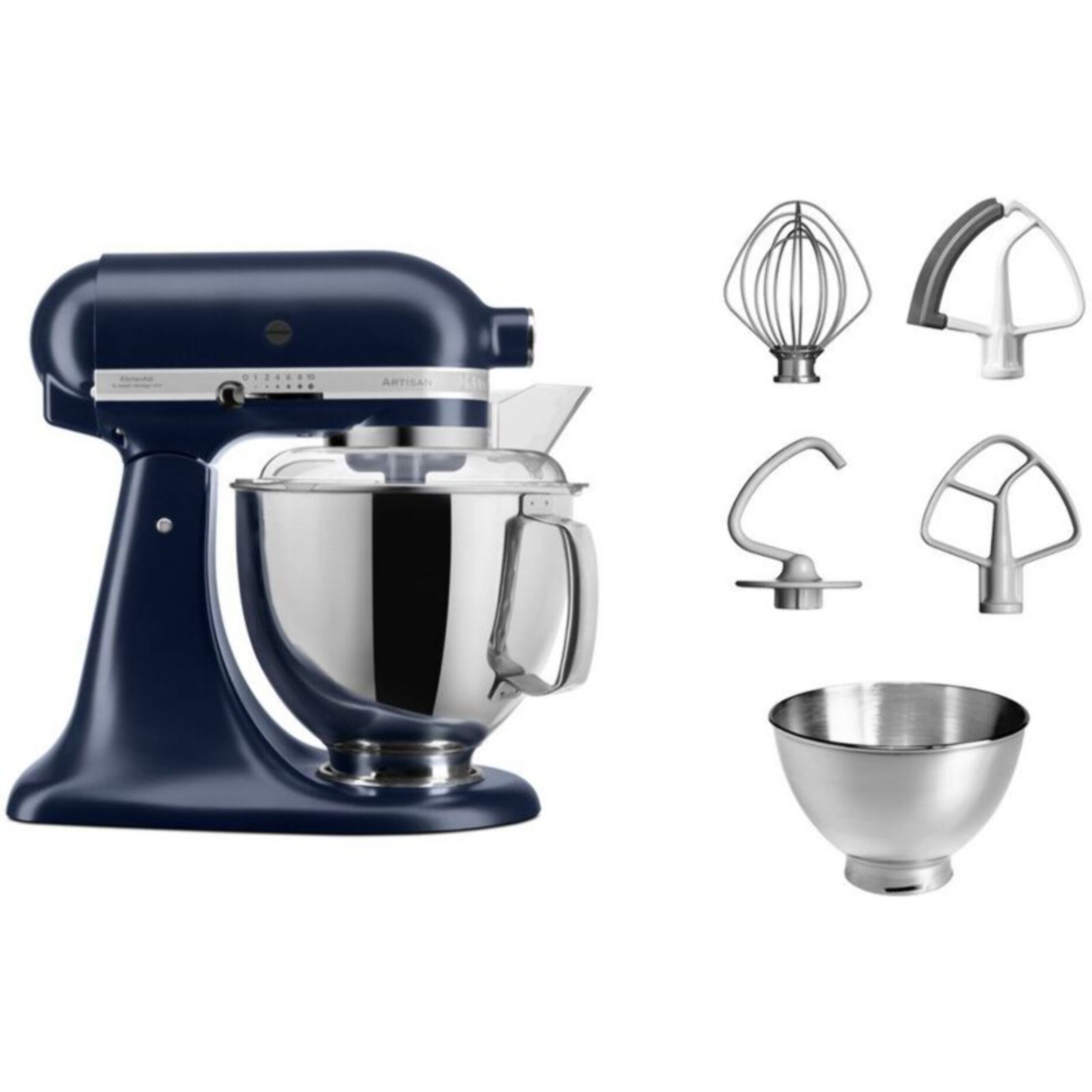 Robot pâtissier KITCHENAID 5KSM175PSEIB Artisan bleu encre