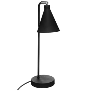 Lampe "Linn" noire - métal H46 cm