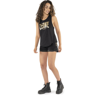 Pantaloncini da donna logo oro stile boxe Leone Gold