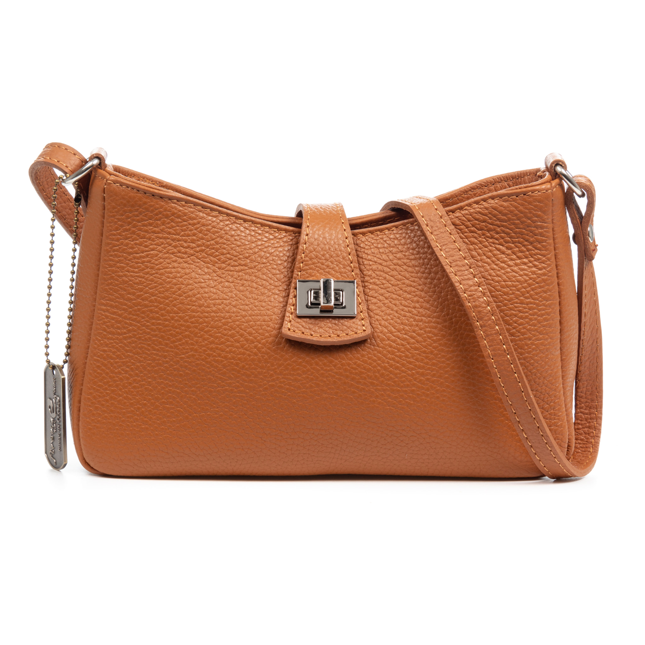 Borsa a tracolla Arsoli donna. Vera pelle Dollaro.