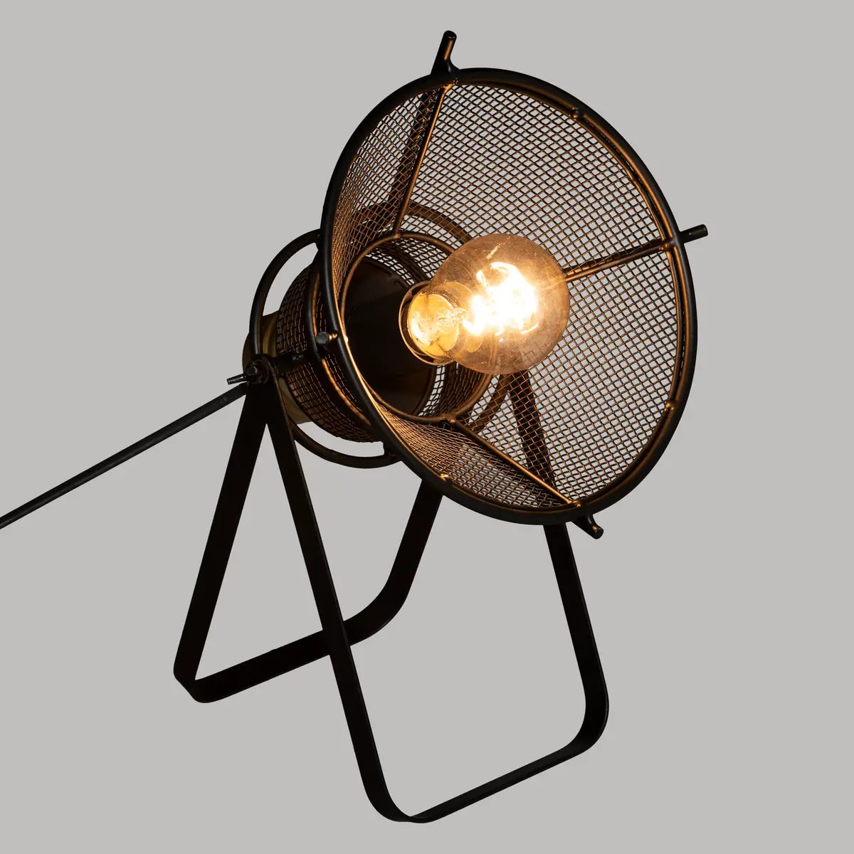 Lampe "Rodo" métal noir H31cm