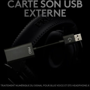 Casque gamer LOGITECH G PRO X Gaming Headset Noir