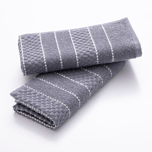 Juego de 2 trapos cocina 50x50 cm 100% algodón