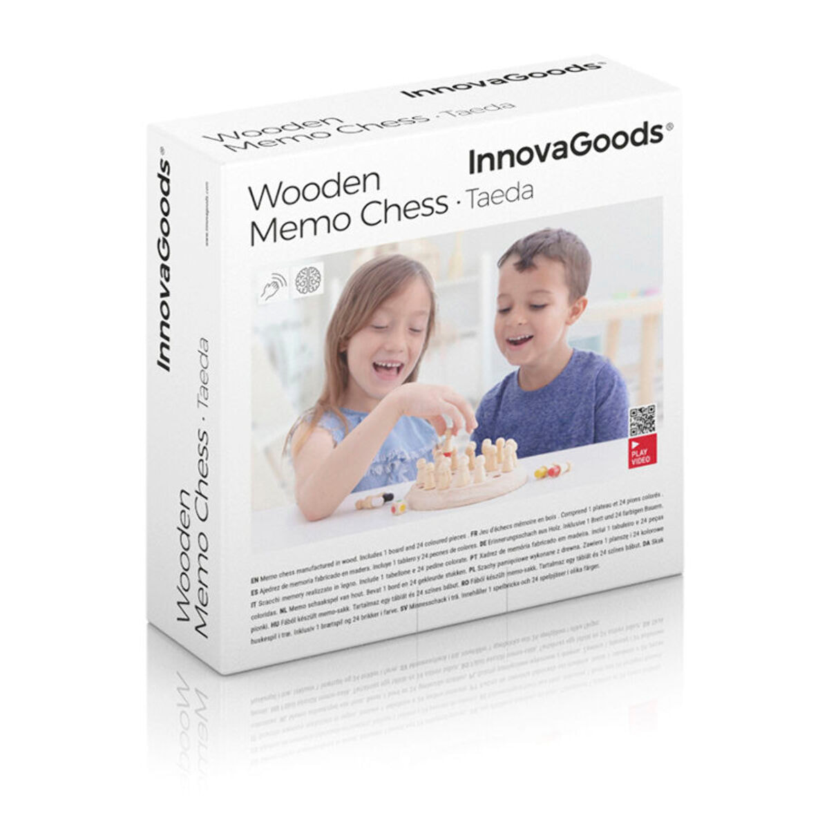 Jeux de mémoire en bois Taeda InnovaGoods 26 Pièces