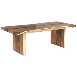 Table rectangulaire 10 personnes en bois de suar 240 cm - Tanah