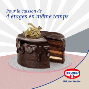 Set 4 moules pour gâteaux à étages 17 cm Dr. Oetker Rétro