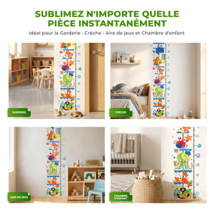 Stickers Muraux décoration adhésifs toise bateau et animaux de la mer
