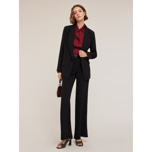 Motivi - Blazer oversize con doble botonadura - Negro