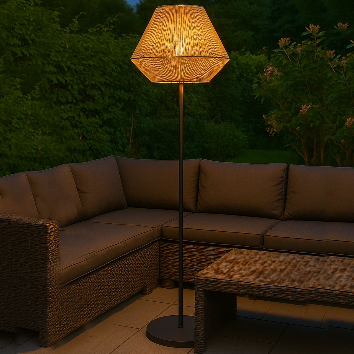 Lampadaire extérieur sans fil DARSON H151cm