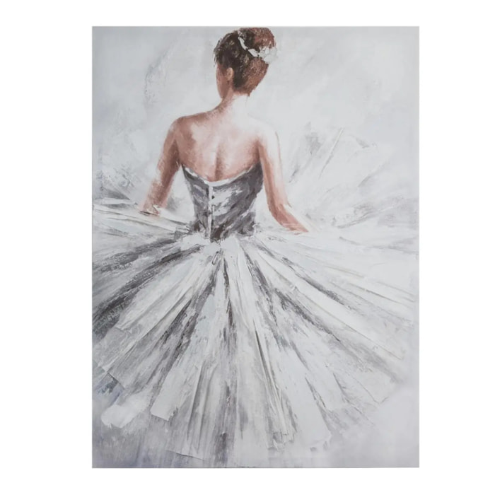 Toile peinte "Danseuse" 58x78 cm