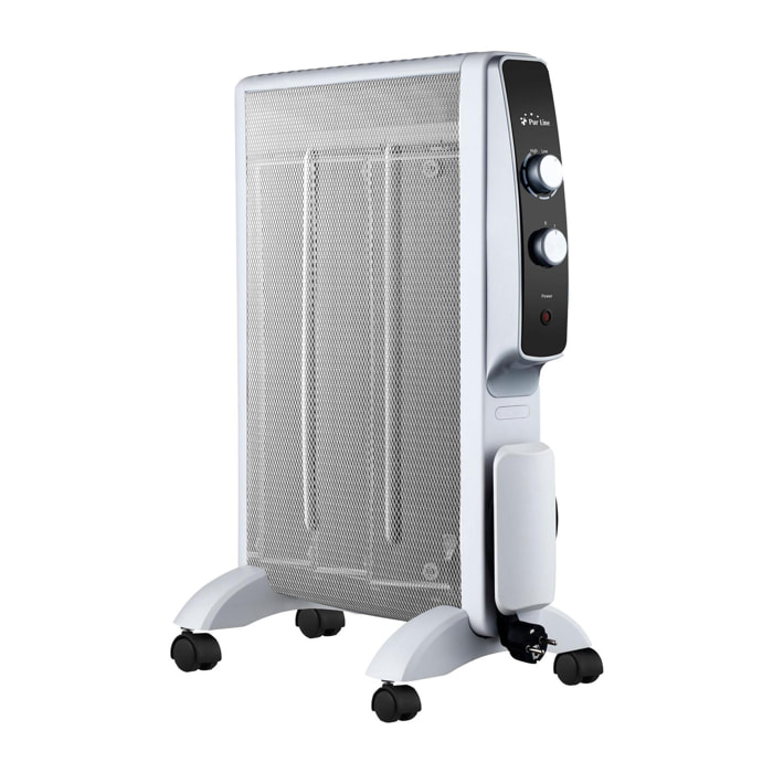 Radiateur électrique Mica faible consommation et thermostat 1500   W