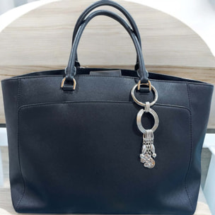 Cuelgabolso_llavero charms suerte en plata chapado