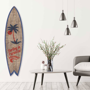 Planche de surf décorative paradise Tableau alu Dibond