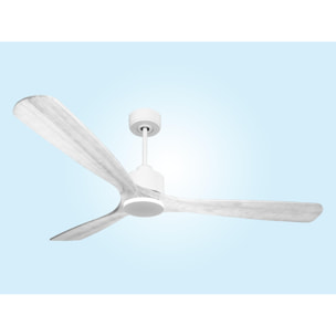 Ventilador de techo Modo Invierno/Verano Termostato Wifi Motor DC Techos Inclinados Mando a Distancia Hypersilence Memoria Vendible Shopify (AUTOMATICO) MadeiraD166C0364896 PURLINE