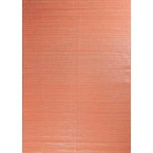 CAPRI - Tapis d'extérieur à motif uni - Corail