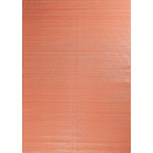 CAPRI - Tapis d'extérieur à motif uni - Corail