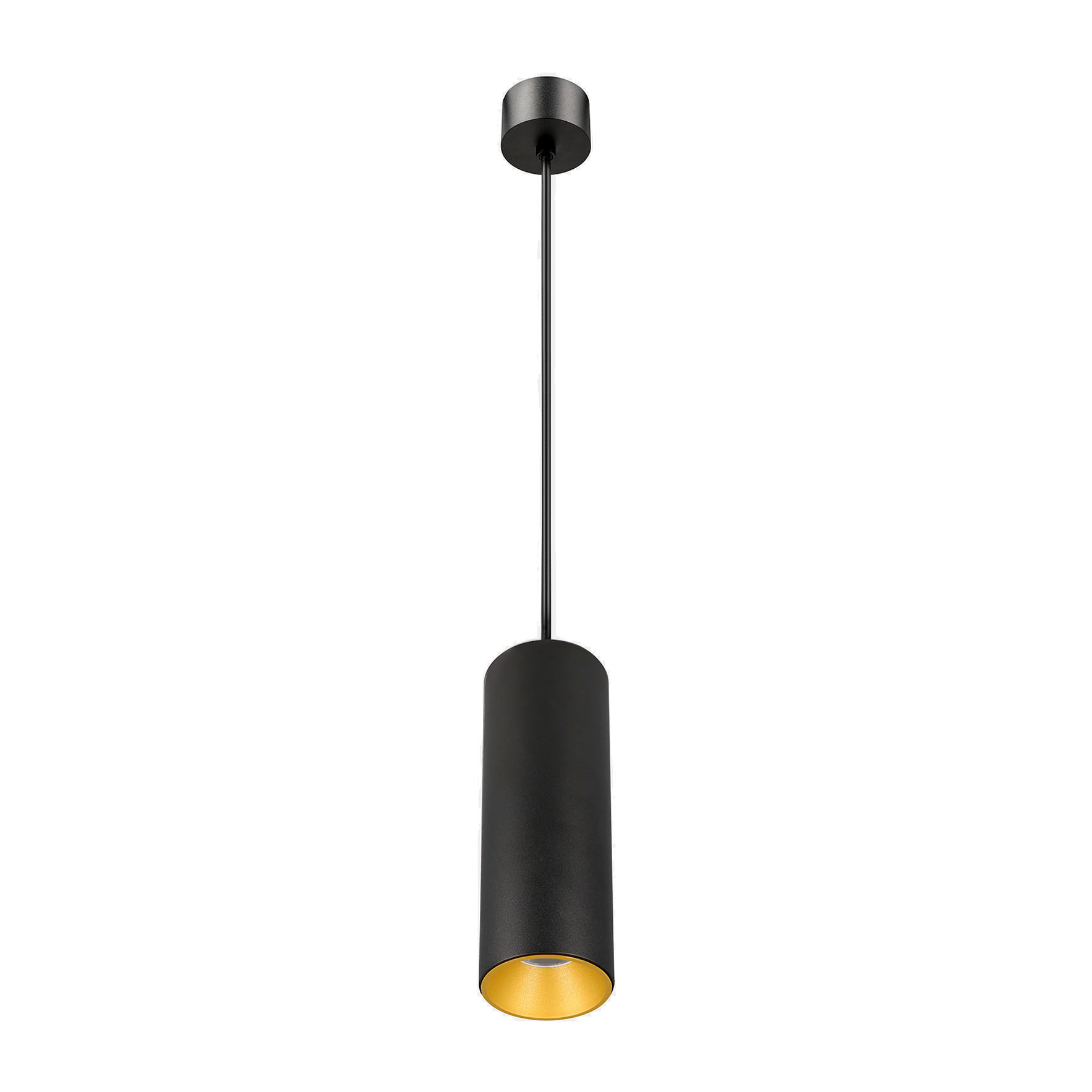LEDS·C4 Colgante Play Deco Pendant 8.6W Blanco Cálido 3000K CRI 92 DALI-2 Negro/Oro Iluminación Colgante Moderna