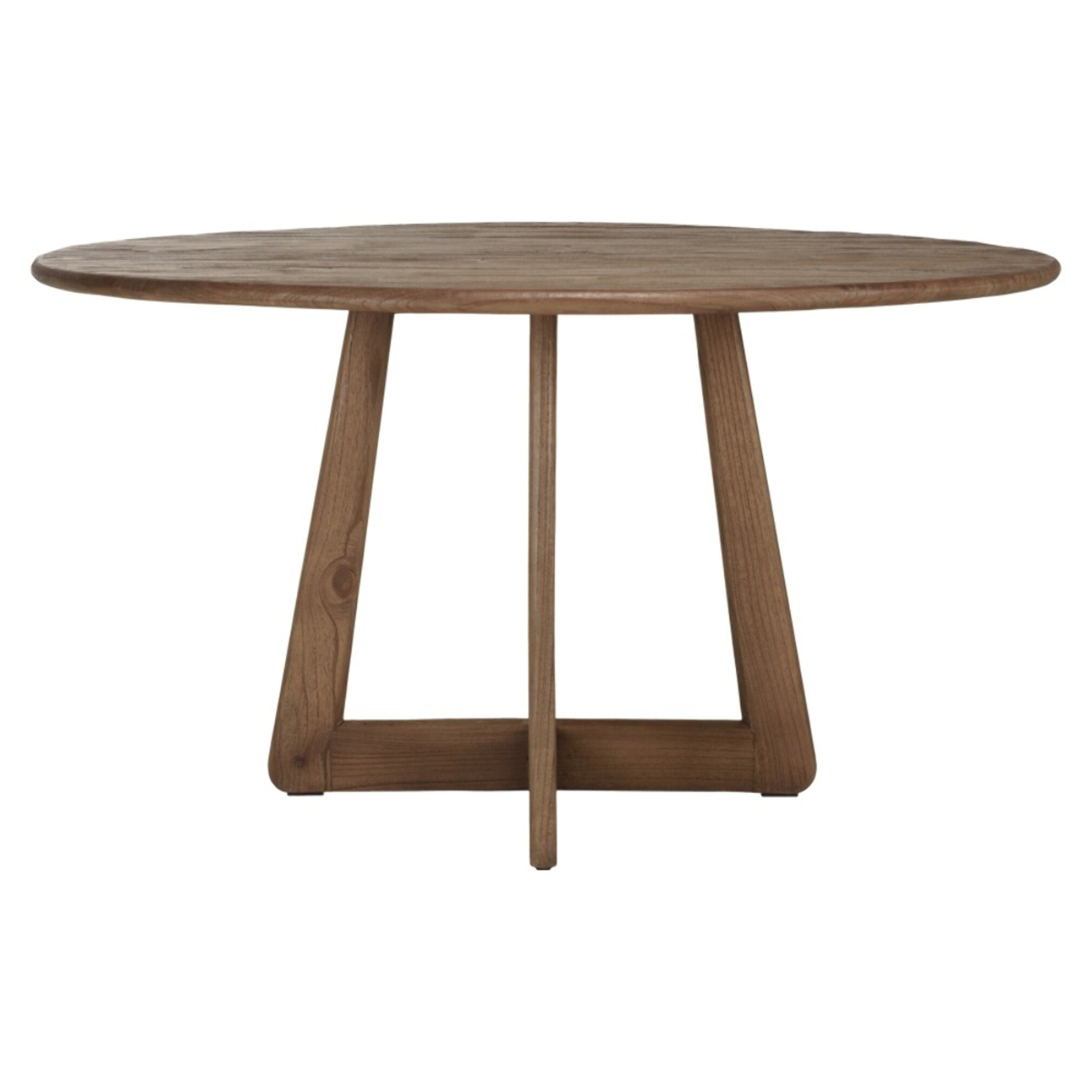 ROMY - Table à manger ronde 140x140cm en bois de mindi