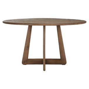 ROMY - Table à manger ronde 140x140cm en bois de mindi