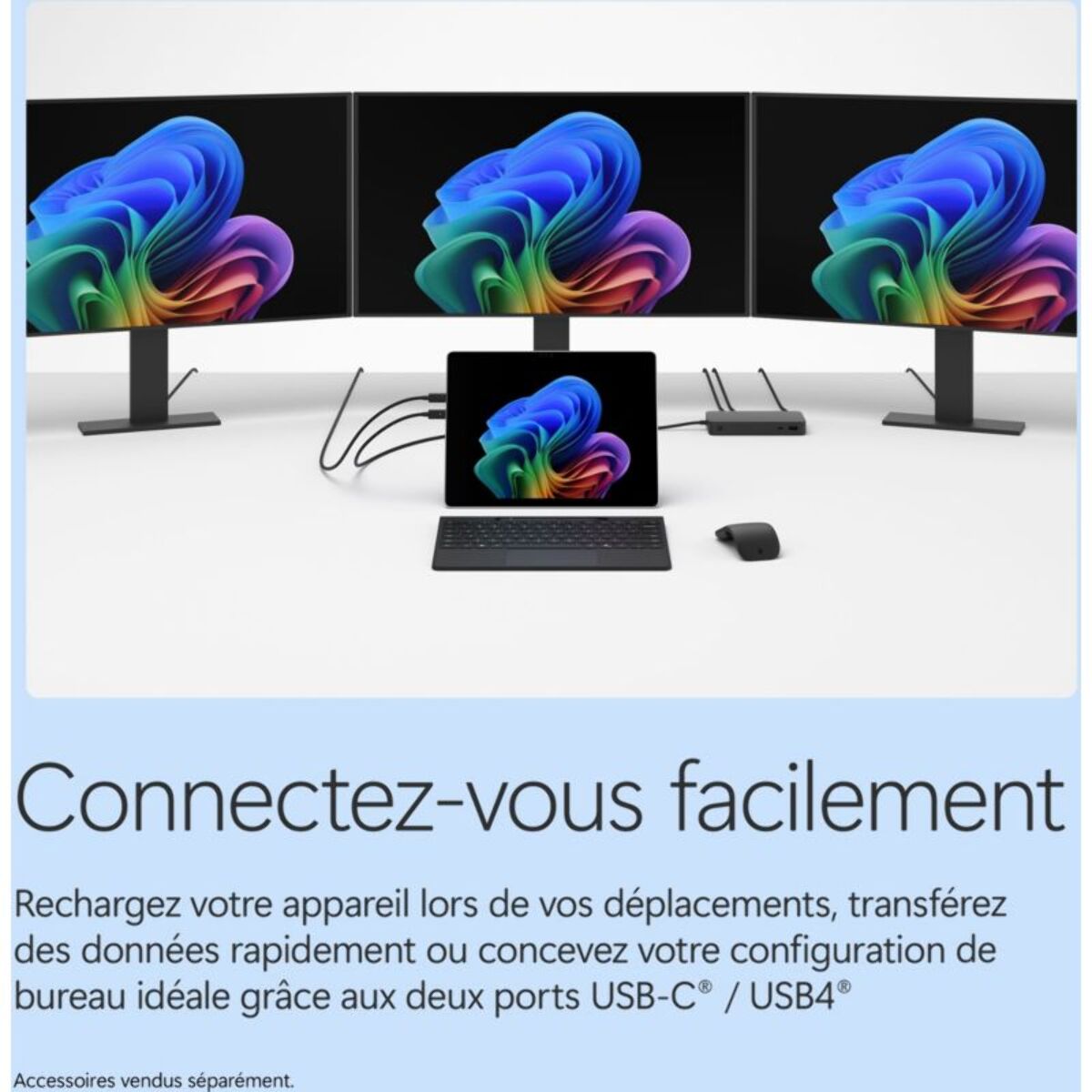 PC Hybride MICROSOFT SURFACE PRO 12e 13" Tactile Snapdragon X2 plus 16 Go RAM LPDDR5x SSD 512 Go Copilot+PC