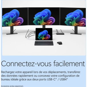 PC Hybride MICROSOFT SURFACE PRO 12e 13" Tactile Snapdragon X2 plus 16 Go RAM LPDDR5x SSD 512 Go Copilot+PC