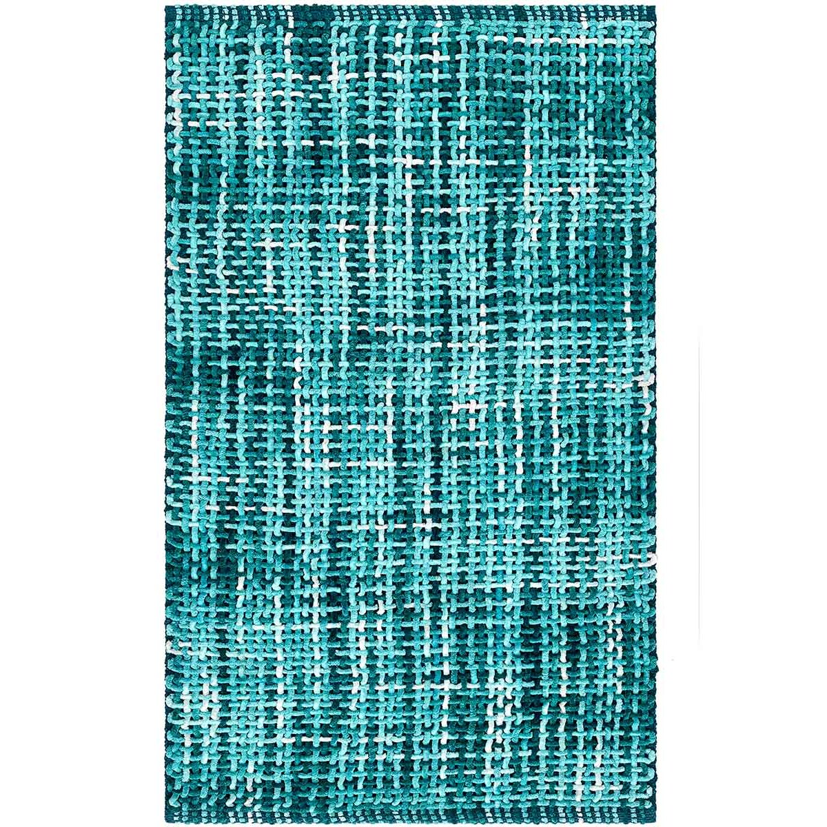 Tappeto bagno CRAZY TIFFANY in microfibra misto cotone, morbido antiscivolo lavabile in lavatrice, tappetino lavabo sanitari bagno