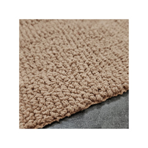 Tapis de salle de bain rectangulaire 40 x 60 cm en coton - WILLOW