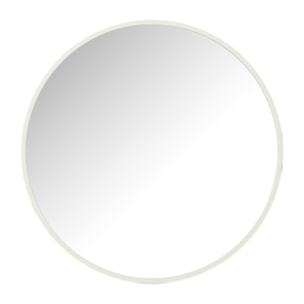 J-Line miroir Rond - verre/métal - blanc - small - Ø 40 cm
