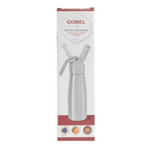 Siphon tout aluminium 0,5L - creamy - 0,5 L