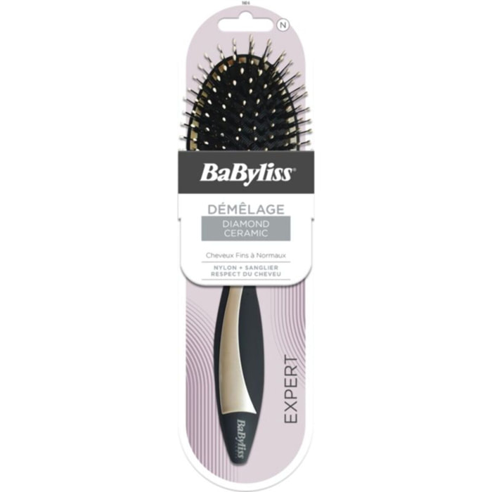 Brosse à cheveux BABYLISS MIXTE DIAMOND CERAMIC